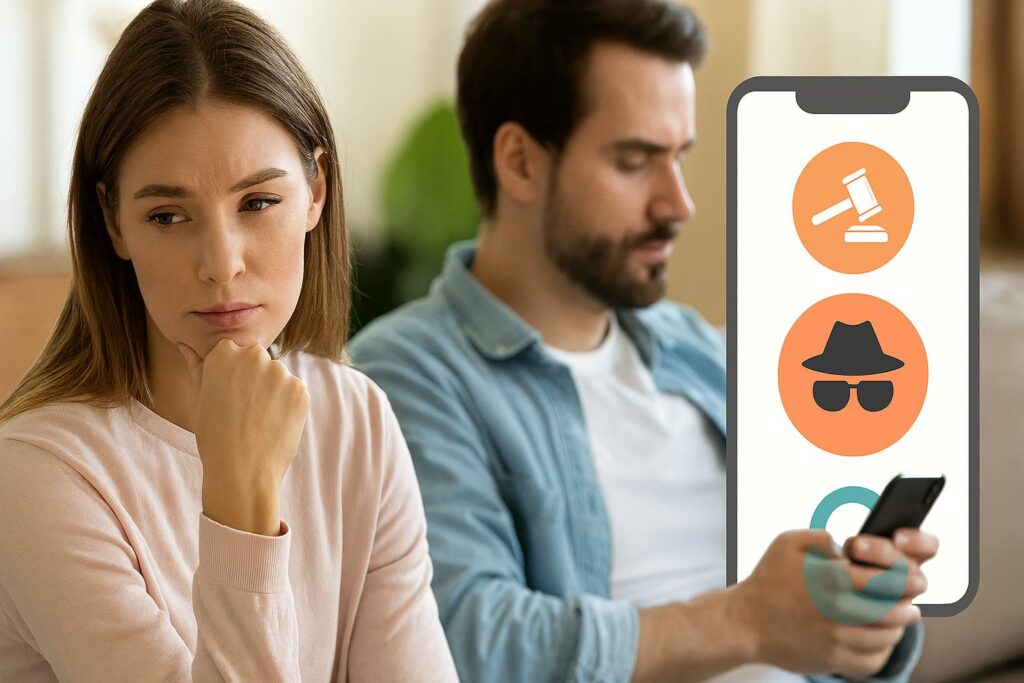 Aplikacje szpiegowskie na telefon dowody zdrady i prawo