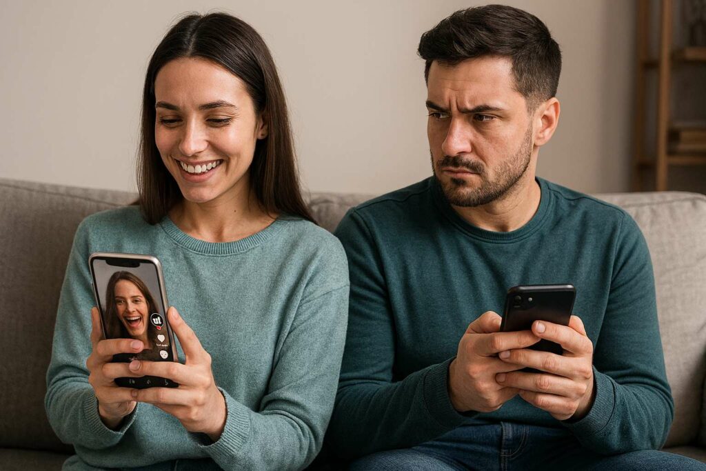 Zdrada przez TikTok: Jak rozpoznać flirt w komentarzach i live'ach?