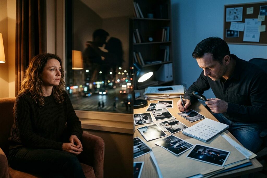 Przeczucie że mnie zdradza