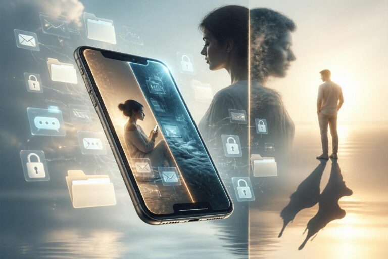 Jak kobieta ukrywa drugie życie w telefonie